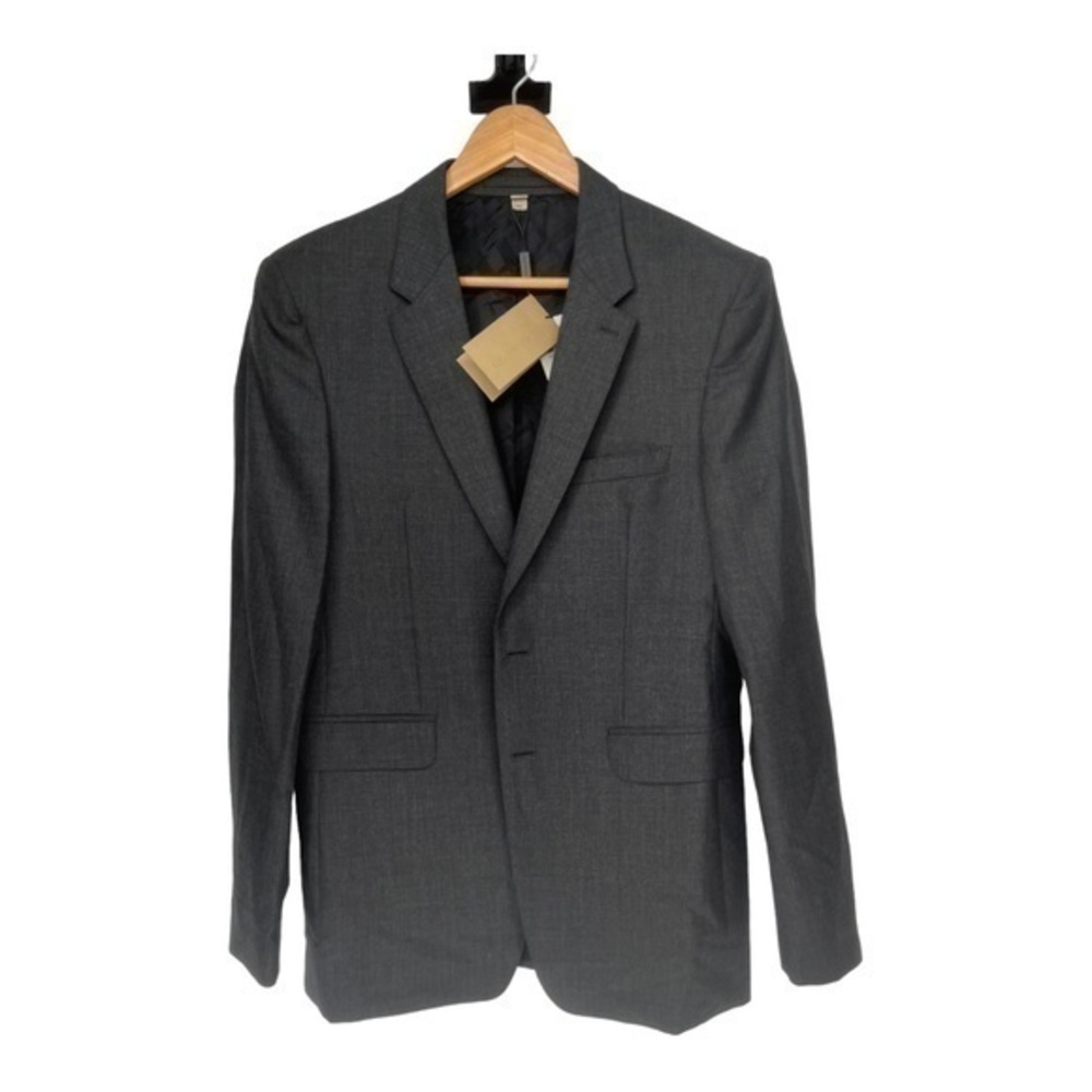 Burberry London Men’s Millbank Abiyo Gray Wool Suit Blazer Jacket Size 42L NWT